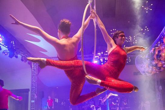 aerial hoop duo event entertainment