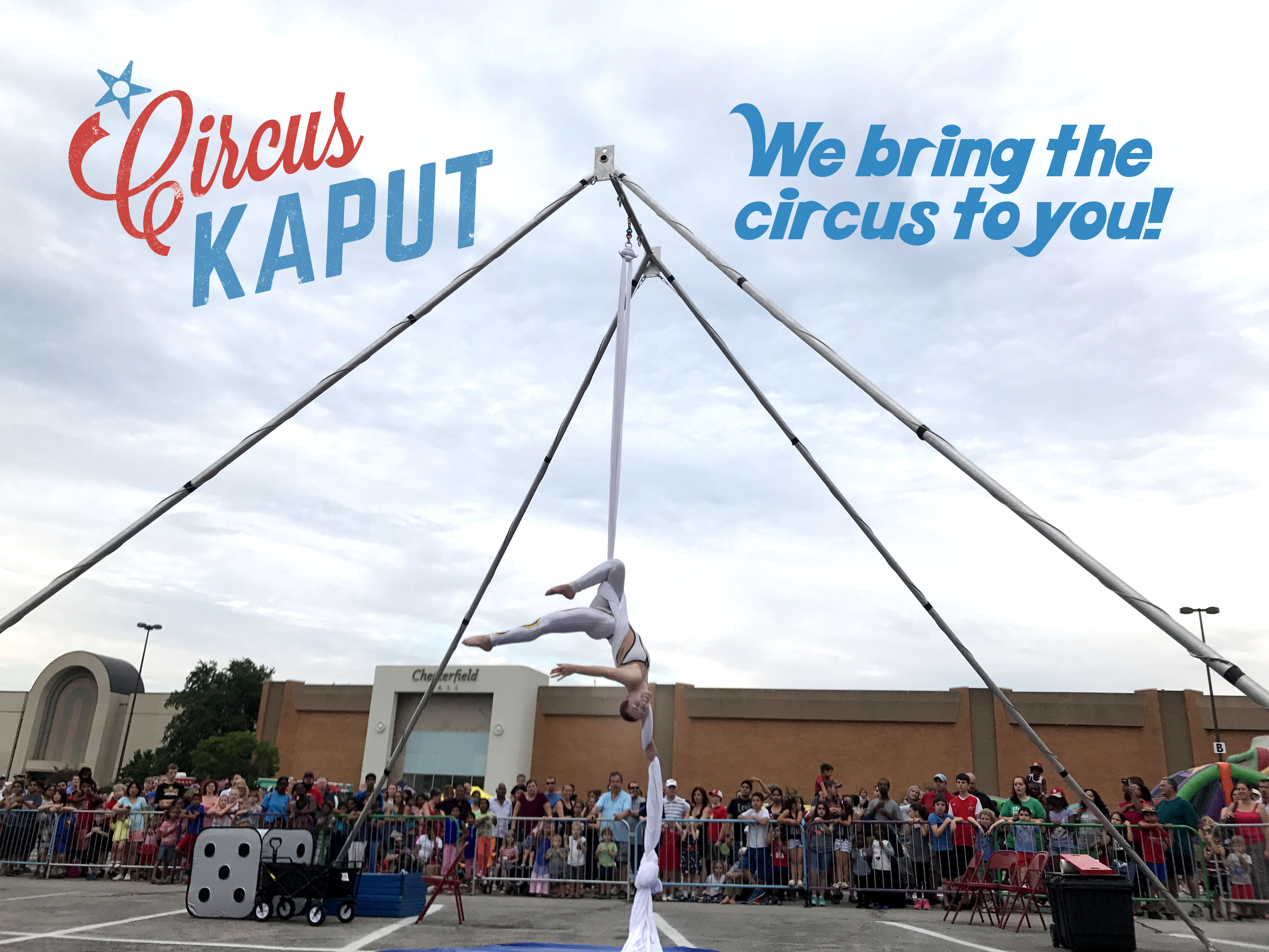 aerial silks event entertainer circus kaput