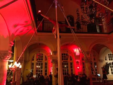 aerial silks event entertainer indoors